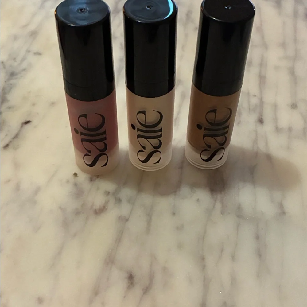 SAIE 3 PIECE Blush & Glow Travel Set - Picture 2 of 6